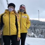 Charlotte Candrix schnupperte im Spurbob beim Europa-Cup in der Veltins-Eisarena Wettkampfluft