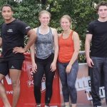 Felix Lang gewinnt mit dem Bobteam Semmler beim internationalen Sommeranschub Wettkampf in Potsdam