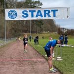 Lisa Müller beim Crosslauf in Nordhessen auf dem Treppchen