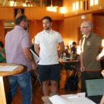 Lena Berghäuser, sowie Jörg und Theodor Sauerwein werden für besondere Leistungen bei Rheinland-Pfalz- und Deutschen Meisterschaften geehrt