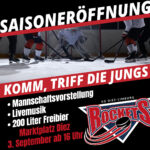 Saisoneröffnungsfeier der Rockets – Die Besucher erwartet ein mega tolles Programm