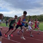 Neuzugänge Valeria Meller und Tristan Augst über 800m in Westerburg vorne