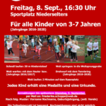 Einladung zum 17. Bambinisportfest am 8. September