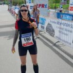 Esther Vornholt ( VLG ) beim Marathon Deutsche Weinstraße