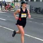 Antonia Hamm ( VLG ) beim Deutsche Post Marathon auf Platz 3