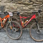 Oliver Scheid und Sascha Falkenbach beim Bike Marathon in Rhens