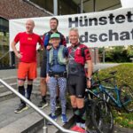 Statt Frühschoppen mal schnell einen Freundschaftslauf gemacht