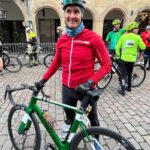 VLG Rennradfahrer Mike Enders beim Münsterland Giro am Start