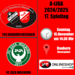 Kornbrenner am kommenden Wochenende zu Hause gegen Aufsteiger FC Zaza Weilburg
