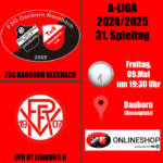 Besonderer Spieltag für die FSG Dauborn/Neesbach