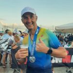 Andrea und Mike Enders (VLG) Triathlon 70.3 statt Urlaub in der Emilia Romagna
