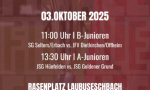 Finaltag Fußball-Junioren 3. Oktober