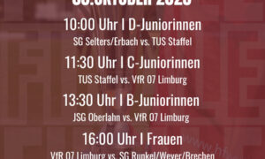 FINALTAG Juniorinnen und Frauen am 3. Oktober