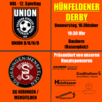 Derby-Time in Hünfelden!!!