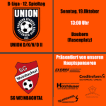 Union-Reserve vor richtungsweisendem Heimspiel