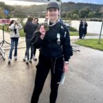 Antonia Hamm  beim 100 Kilometer Lauf im Taubertal auf Platz zwei