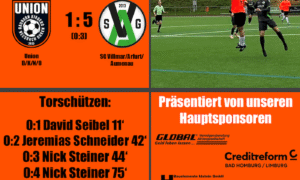 Union Dauborn/Kirberg/Neesbachh/Ohren – SG Villmar/Arfurt/Aumenau     1:5 (0:3)