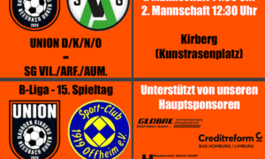 Zum Ende der Vorrunde ist der letztjährige Meister zu Gast auf dem Kirberger Weiherfloß 