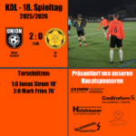 Union Dauborn/Kirberg/Neesbachh/Ohren – SV 1911 Elz    2:0 (1:0)