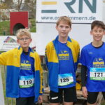 Jannik, Till und Oskar – Rheinland-Pfalz-Meister mit der Cross-Mannschaft der U14