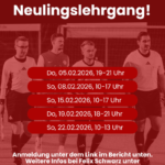 Neulingslehrgang für Schiedsrichter
