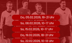 Neulingslehrgang für Schiedsrichter