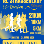 Online-Anmeldung für den 18. Brechener Straßenlauf am 21. März