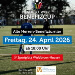 Albert Weil Benefizcup am 24. April
