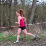 Lisa Marie Müller VLG beim Crosslauf in Bad Soden auf Platz 3
