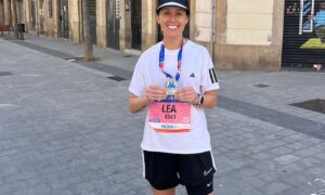 Lea Eisinger VLG Eisenbach beim Barcelona-Marathon am Start