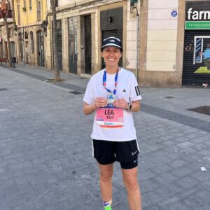 Lea Eisinger VLG Eisenbach beim Barcelona-Marathon am Start