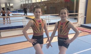 Bundeskaderlehrgang des Deutschen Turnerbundes mit Lotti Wahler, Elena Fischer und Jara Spriestersbach