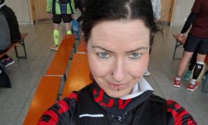 Maultaschenparty beim Freiburg Marathon für Dr. Esther Vornholt