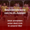 Neulingslehrgang vom 14. – 31. August
