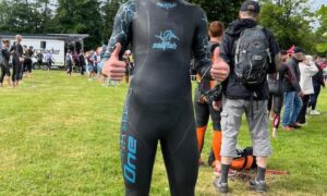 Platz zwei für Tobias Roos VLG Eisenbach beim Löwentriathlon