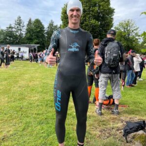 Platz zwei für Tobias Roos VLG Eisenbach beim Löwentriathlon