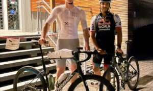 Limburger Benefiz-Radfahrer fuhren 400 Kilometer nach Basel für Bärenherz-Stiftung
