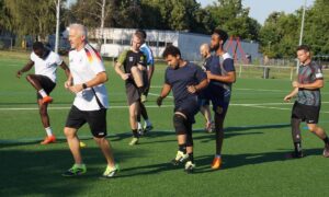 Trainingsauftakt  des TuS Linter
