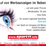 – ANZEIGE – Wir suchen Verstärung !