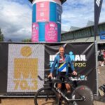 Peter Ringeisen bei der Ironman-Premiere 70.3 in Leipzig am Start