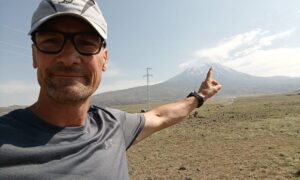 VLG Läufer Daniel Markic beim Trekking Abenteuer am Berg Ararat