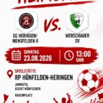 SG Heringen/Mensfelden II – Werschauer SV am Sonntag