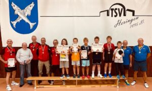 Vereinsmeisterschaft im Tischtennis beim TSV Heringen
