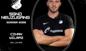+++ SGNO verstärkt sich spät auf dem Transfermarkt / Cihan Yilmaz kommt als Soforthilfe für die Offensive ins Kallenbachtal +++