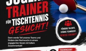 Jugendtrainer für Tischtennis gesucht !