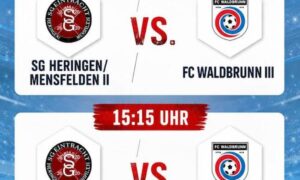 SG Heringen/Mensfelden II – FC Waldbrunn III am Sonntag