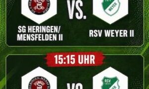 Vorschau Heimspiele SG Heringen vs RSV Weyer