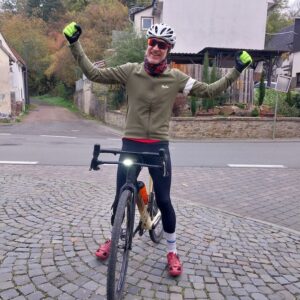 Rad-Saison-Abschlussfahrt der VLG zu Ehren von Gert Schloß