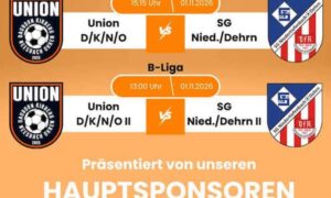 Beide Union-Teams mit richtungsweisenden Spielen am kommenden Wochenende